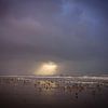 Dunes, plage et mer sur la côte néerlandaise sur Dirk van Egmond