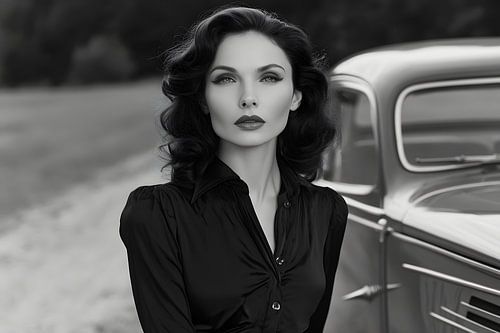 Stijlvolle ontmoeting langs de weg