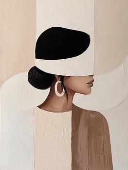 Colour Palette beige - vrouwelijk portret