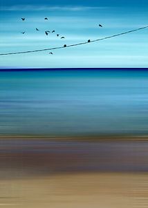 CRETAN SEA & BIRDS II v2 van Pia Schneider