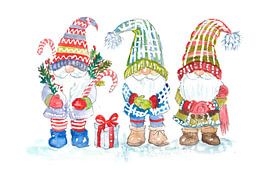 Nains d'hiver bizarres : une gaieté festive pour les fêtes de fin d'année