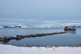 Snowy landscape of Northern Norway by Gerda Beekers