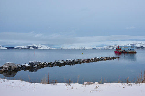 Natuur en visserij te Kirkenes, Noorwegen