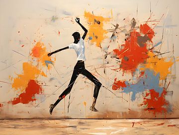 Gemälde von Basquiat von PixelPrestige