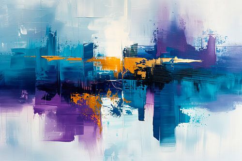 Contemporart - Manhattan Blauw III