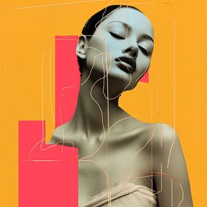 Bunte Neon-Collage