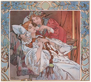 Jos. Triner's Angelica Bitter Tonic (1907) door Alphonse Mucha van Peter Balan