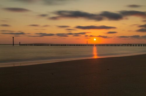 Sunset at sea by MSP Canvas