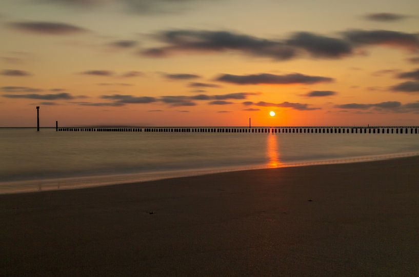 Coucher de soleil en mer par MSP Canvas
