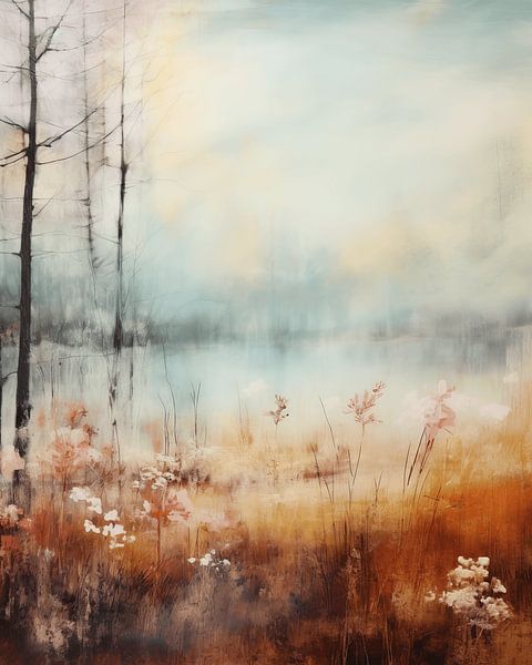 Landscape in both warm and cool colours by Studio Allee