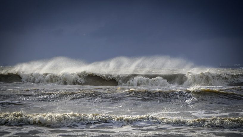 Waves at sea by Dirk van Egmond