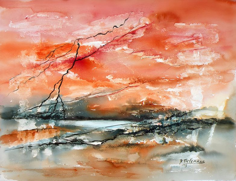 Onweer van Rita Tielemans Kunst
