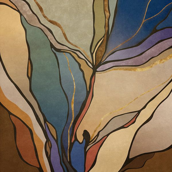 Colored tree by Angel Estevez