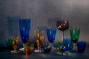 Stilleben mit Glaswaren