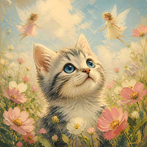 Traumwiese – Katze