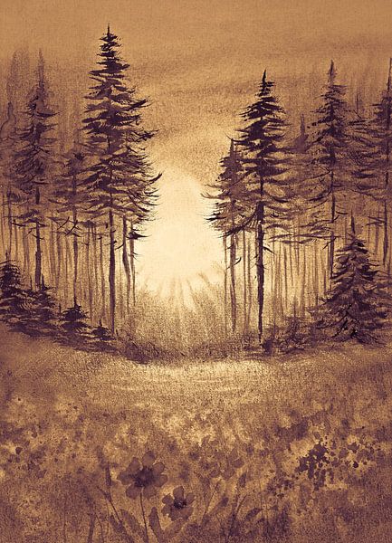 Aquarel part 148 van Tania Perneel