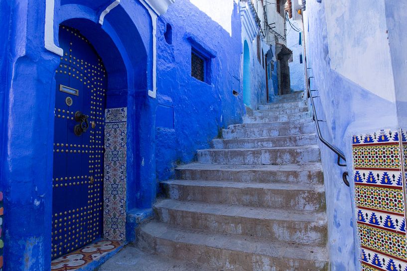 Medina of Chefchaouen, Morocco. by Tjeerd Kruse