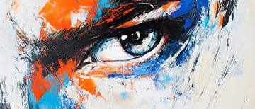 Regard vers l'inconnu - l'ivresse des couleurs sur Poster Art Shop