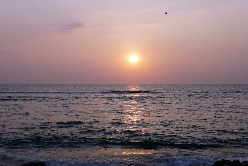 Sunset over the Indian Ocean by Andrew Chang