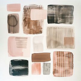 Fließende Formen Collage von Whale & Sons