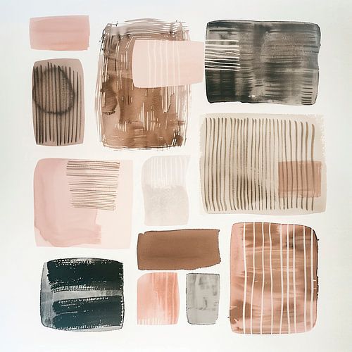 Vloeiende Vormen Collage