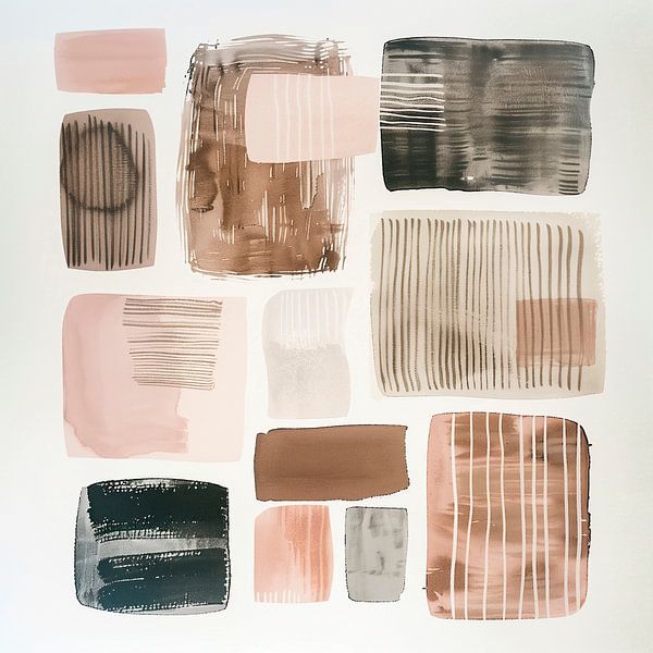 Flowing Shapes Collage by Whale & Sons