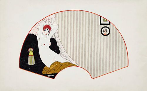 George Barbier - Femme nue sur un divan