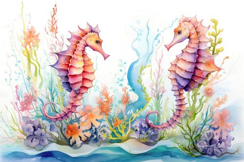 Zeepaard illustratie