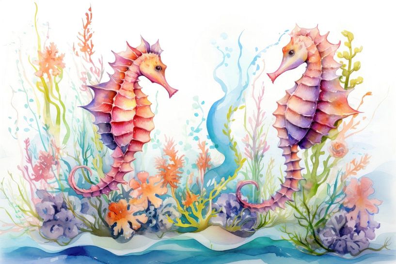 Seepferdchen Illustration von ARTemberaubend