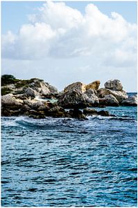 Rotsen bij Blue Bay, Curacao