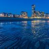 Boulevard Vlissingen in het blauwe uurtje van Jan Poppe