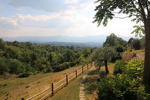 Toskanischer Hügel Landschaft