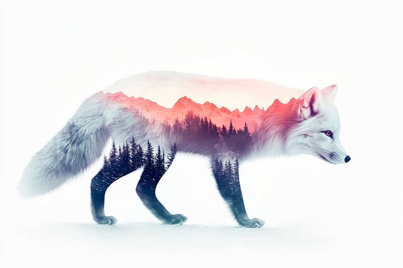 Fuchs im Traumland von Poster Art Shop
