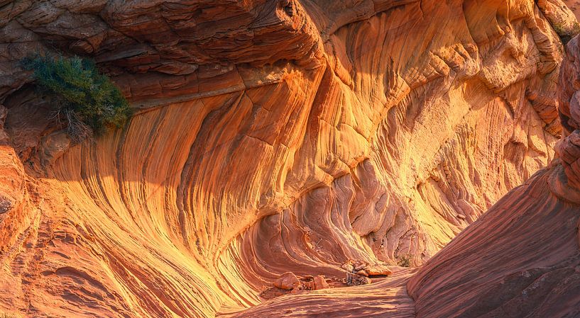 Zonsondergang South Coyote Buttes, Arizona, USA van Henk Meijer Photography