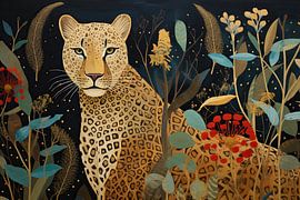 Leopard Kunstwerk | Flora Leopard