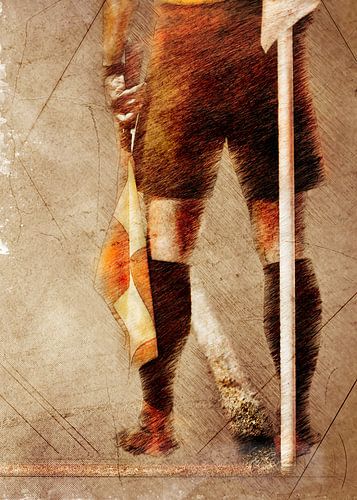 Football player sport art #football #soccer by JBJart Justyna Jaszke