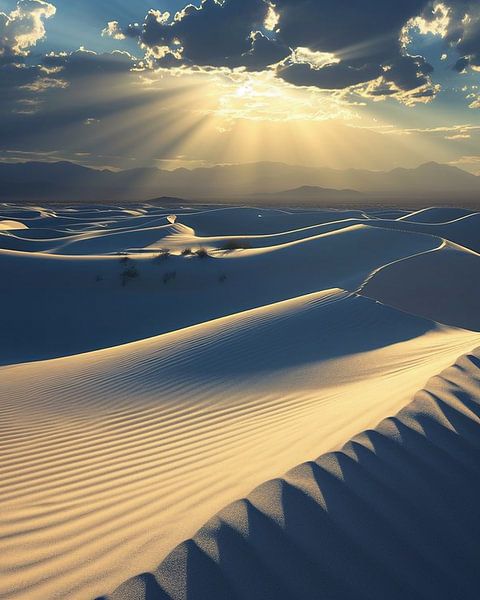 Schoonheid van de woestijn van fernlichtsicht