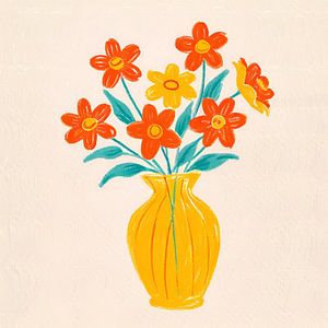 Bloem Schilderij