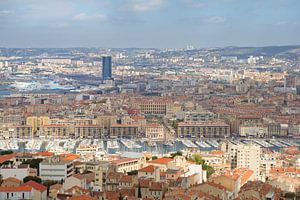 Uitzicht op Marseille, Frankrijk van Teuni's Dreams of Reality