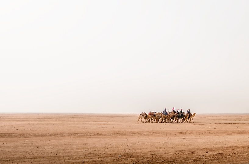 En route through Wadi Rum desert in Jordan by Jelmer Laernoes