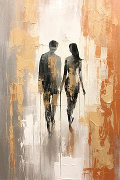 Painting Blossoming Kinship | Comfort me by Eye catching paintings