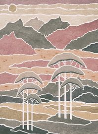 Dusk on the edge of the savannah by Anna Marie de Klerk