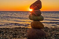 Stones before sunset