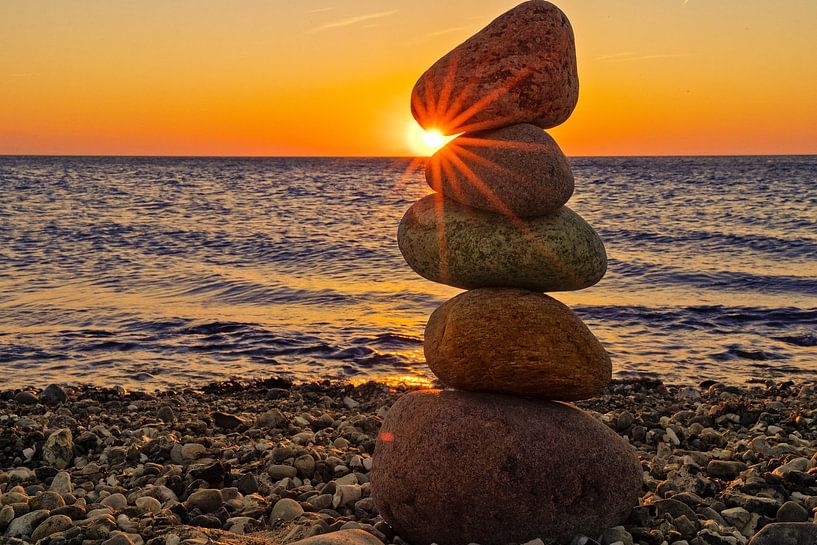 Stones before sunset by Stephan Zaun
