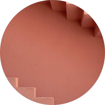 Pink stairs van Michelle Jansen Photography