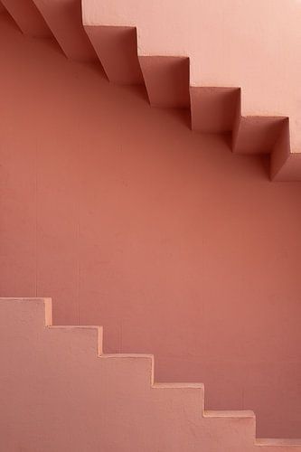 Pink stairs