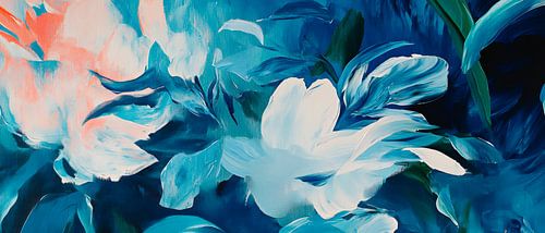 Blauwe bloemenpracht