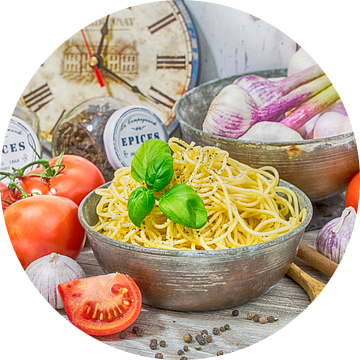Spaghetti met basilicum van Uwe Merkel