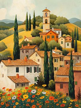 Toscaans landschap van Imagine