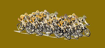peloton cyclists by ! Grobie